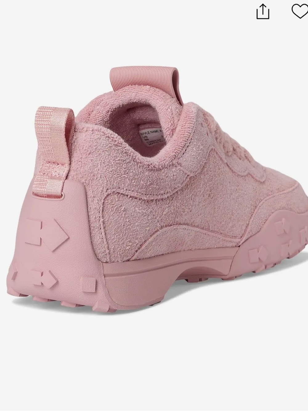 Kate Spade New York K As In Kate Pink Suede Runner Sneakers 8 - Picture 4 of 14
